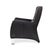 Set of Model 322 Armchair and Ottoman in Black Leather from Rolf Benz For Sale - Image 16 of 18