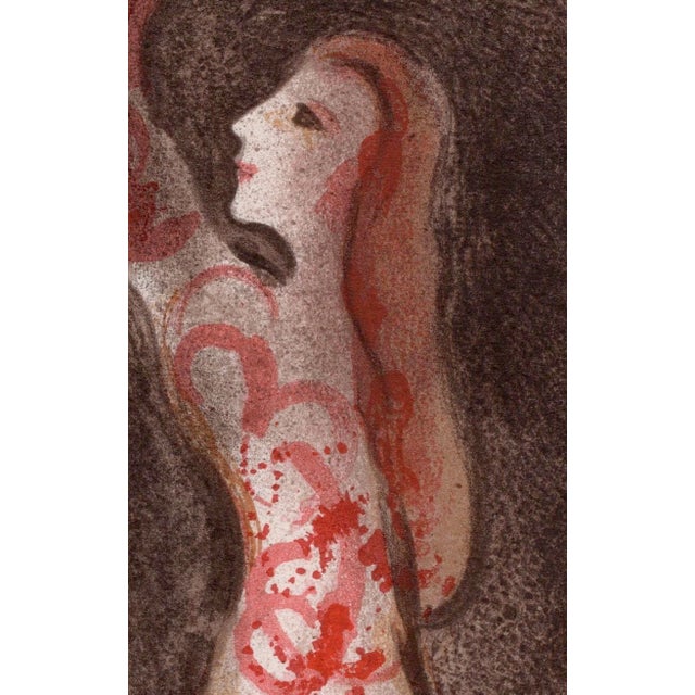 Marc Chagall, Rencontre de Ruth et de Booz (Meeting of Ruth and Boaz), 1960, Original Lithograph For Sale - Image 6 of 8