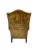 Vintage Leather Wingback Chair For Sale - Image 6 of 9