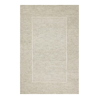 Chris Loves Julia x Loloi Briggs Sage / Ivory 18" x 18" Sample Rug For Sale