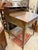 Contemporary Vintage Mid-20th Century Industrial Steel Shop Desk & Matching Stool For Sale - Image 3 of 11