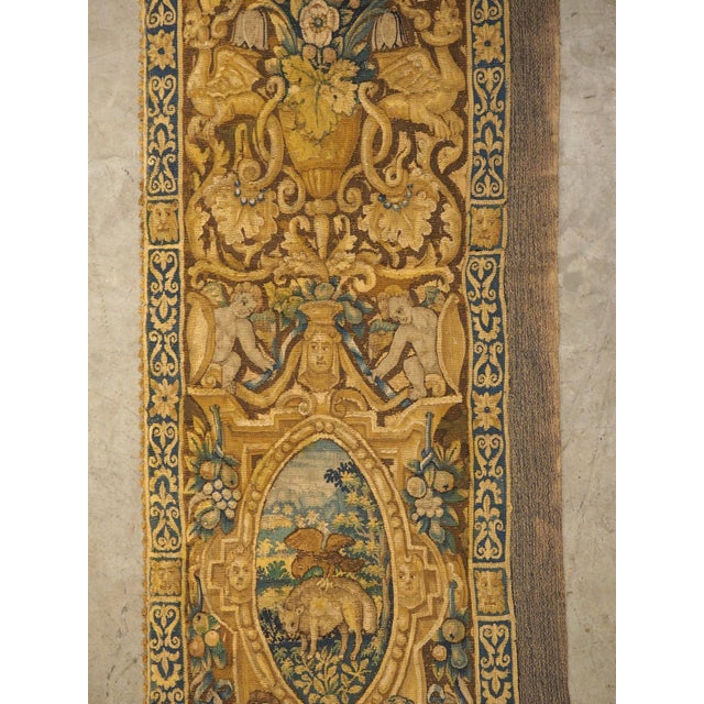 Circa 1700 Silk Brussels Tapestry Fragment, the Divine Order of the Universe For Sale - Image 4 of 18