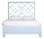 Darien Bed Queen - Blue For Sale