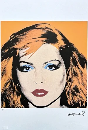 After Andy Warhol, Debbie Harry Orange, 1980s, Lithograph