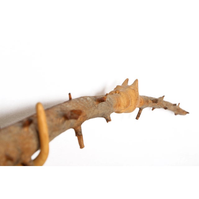 1980s Michael Stevens "Chased" Wood Sculpture For Sale In New York - Image 6 of 8