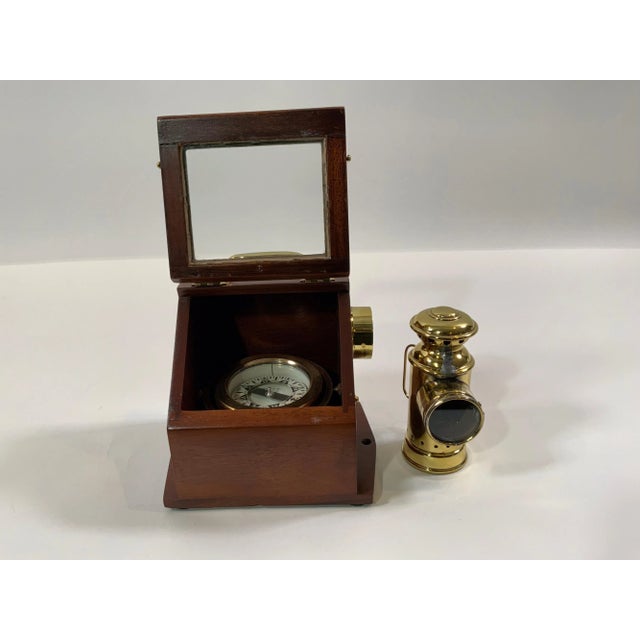 Exquisite Boat Binnacle with Compass For Sale - Image 4 of 10