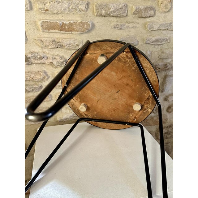 Mid-Century Modern Stool by Florence Knoll for Knoll Inc. / Knoll International, 1948 For Sale - Image 3 of 18