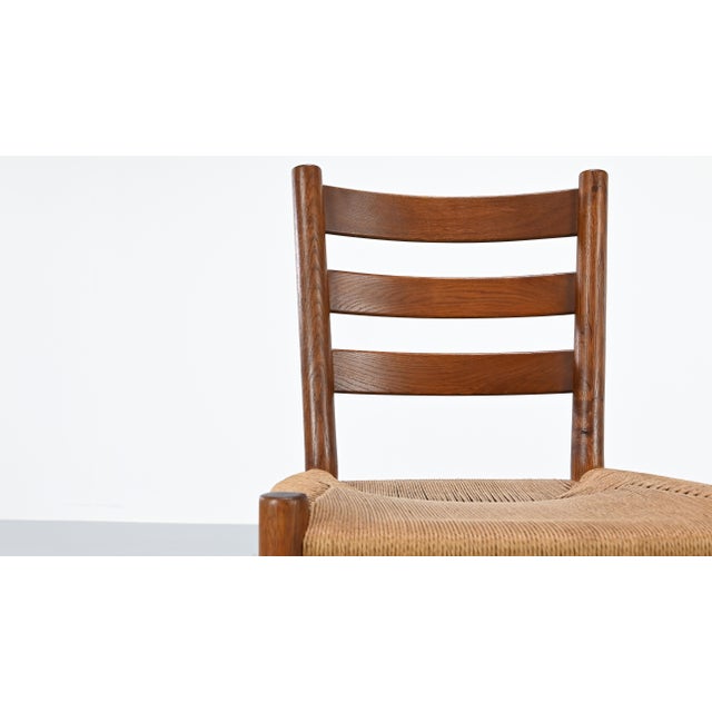 Danish Church Chairs in Oak by Viggo Hardie-Fischer for Sorø Møbelfabrik. 1950s, Set of 6 For Sale - Image 11 of 18