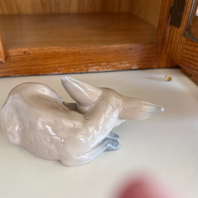 1980s Vintage Lladro #1065 Fox & Cub Figurine Retired For Sale - Image 5 of 8
