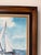 Textile 1970s Vintage R. Fisher Sailboat Oil on Canvas Painting – Framed For Sale - Image 7 of 12