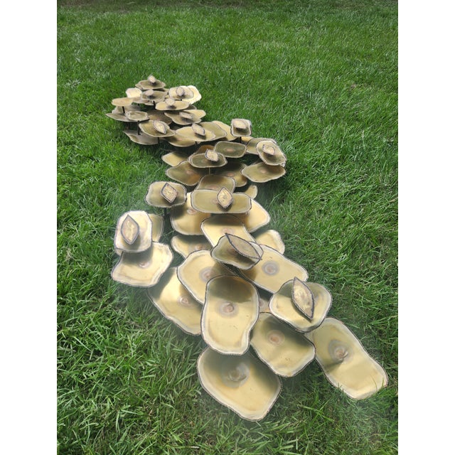 Rare Monumental 1976 Layman Jones Signed Mid-Century Brutalist Wall Sculpture- A Staggering 92" For Sale - Image 14 of 18