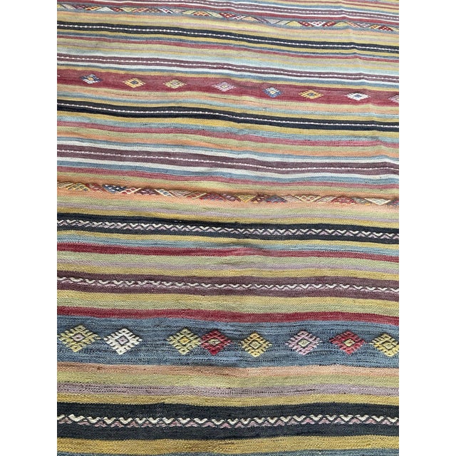 Red Vintage Anatolian Kilim Rug, 1960s For Sale - Image 8 of 16