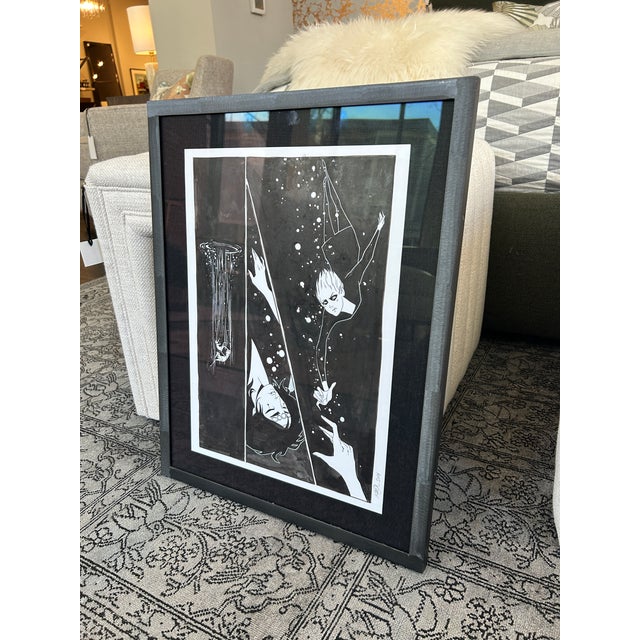 Illustration Run Freak Run Original Ink Frames For Sale - Image 3 of 6