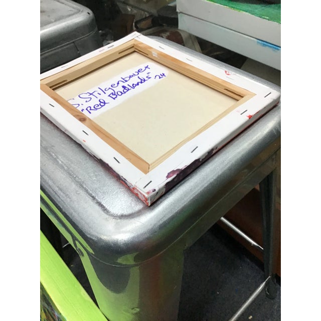 Acrylic on 10” by 8” Stretched Canvas. Artist signed on the back side with S. Stilgenbauer (CA Artist Stephen...