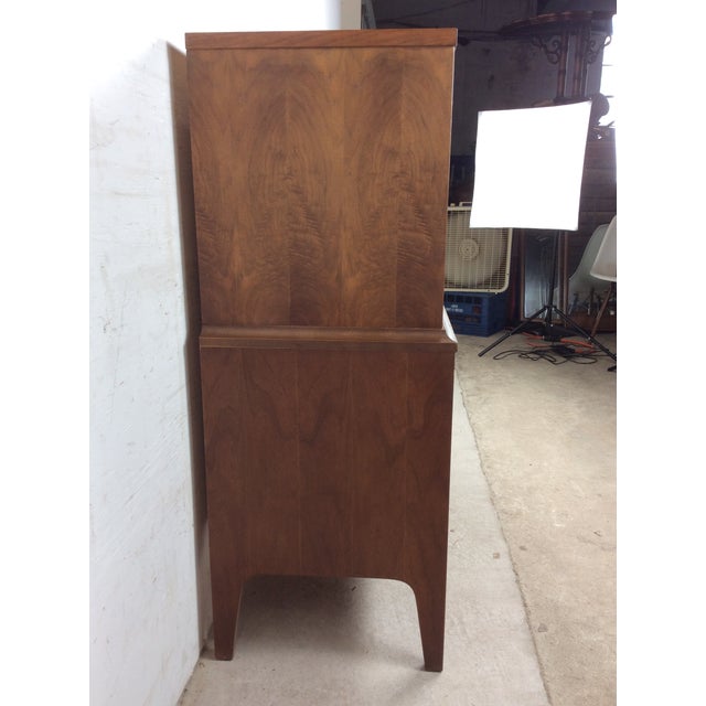 Mid Century Modern Five Drawer Highboy by Johnson Carper For Sale - Image 10 of 16