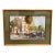 Late 20th Century Al Stine French Huguenot Church Watercolor, Framed For Sale
