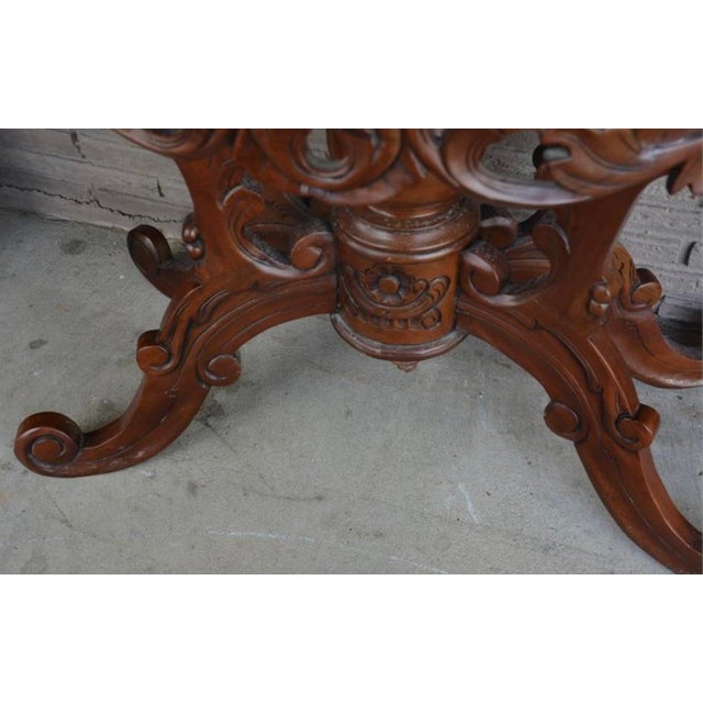 Late 20th Century Rococo Revival Style Mahogany Vanity For Sale In Atlanta - Image 6 of 8