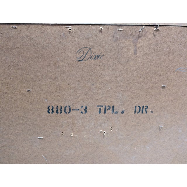 Late 20th Century Dixie Furniture Company Vintage French Provincial Nine-Drawer Wood Dresser For Sale - Image 15 of 16