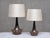 Sculptural Glazed Ceramic Table Lamp from Niels Preben Larsen, Denmark, 1967 For Sale - Image 10 of 12