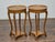 Pair of 19th Century English Regency Walnut Side Tables with Carved Details For Sale - Image 10 of 12