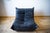 Black Togo Living Room Set in Dubai Leather by Michel Ducaroy for Ligne Roset, Set of 5 For Sale - Image 14 of 18
