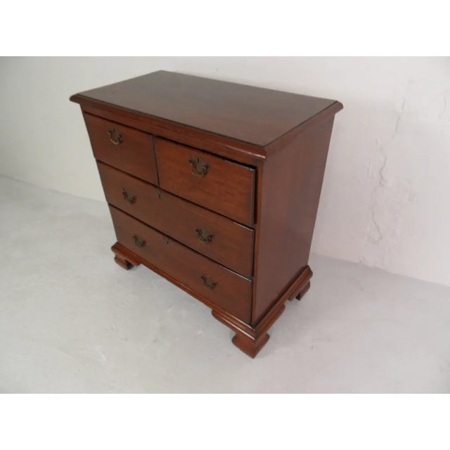 Antique Mahogany Chest of Drawers, 1890s For Sale - Image 9 of 11
