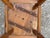 Brown Midcentury Arts & Crafts Rustic Oak Stool For Sale - Image 8 of 8