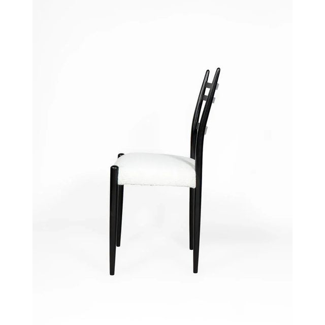 1950s Black Dining Chairs attributed to Donald Gomme for G Plan, 1950s, Set of 6 For Sale - Image 5 of 11