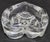 Beautiful Heart Shaped Heavy Molded Fine Crystal Small Dish For Sale - Image 9 of 12