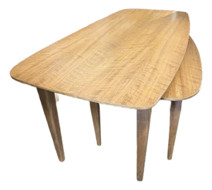 1950s Mid-Century Walnut End Table Attributed to Bertha Schaefer for Singer and Sons
