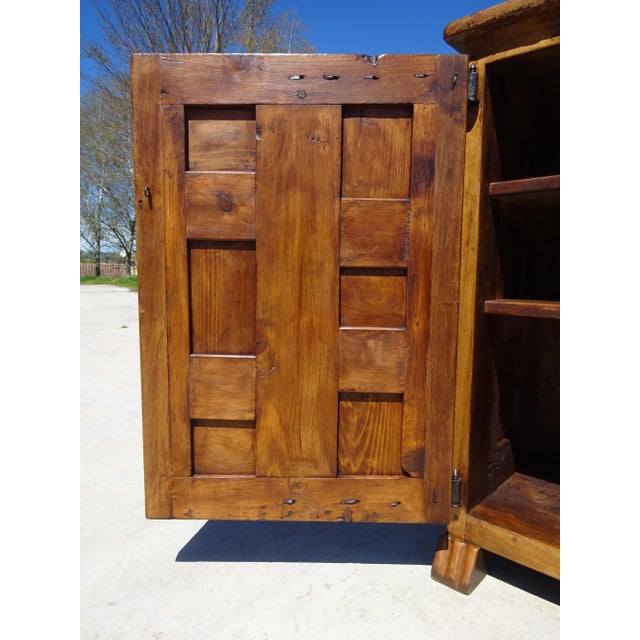 Tuscan Oak and Walnut 2-Door Sideboard For Sale - Image 15 of 18