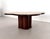 Wood Large Mid-Century Modern Clover Coffee Table in Travertine and Dark Oak, 1970s For Sale - Image 7 of 18