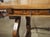 A 1900s Spanish Library Table Desk With Iron Stretchers, Shallow Frieze Drawers For Sale - Image 9 of 18