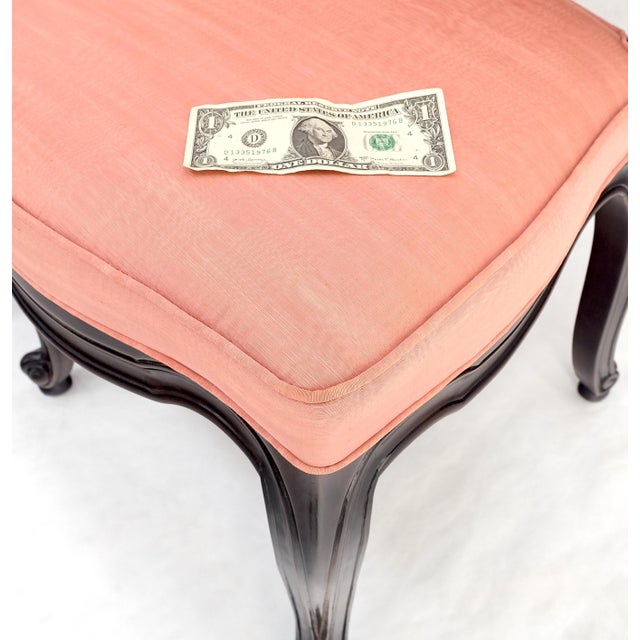 Mid 20th Century Set of 8 Mid Century Tall Arch Back Clean Cream Upholstery Dining Chairs Quality For Sale - Image 5 of 15