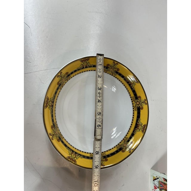 Late 20th Century Late 20th Century Serving Bowl "Barocco" Italian Versace Design Rutherford Porcelain For Sale - Image 5 of 10