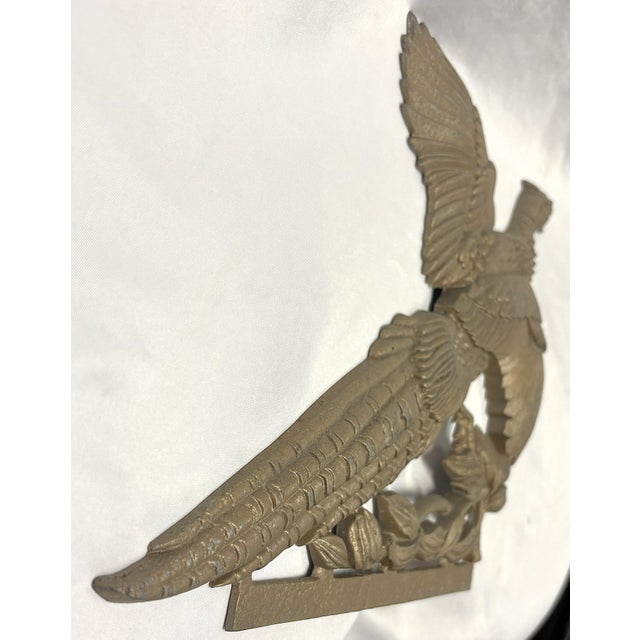 Timeless rustic farmhouse wall sculpture from the mid 20th century. The piece is made of cast aluminum and depicts a...