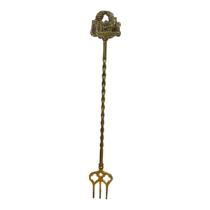 Vintage English Brass Toasting Fork