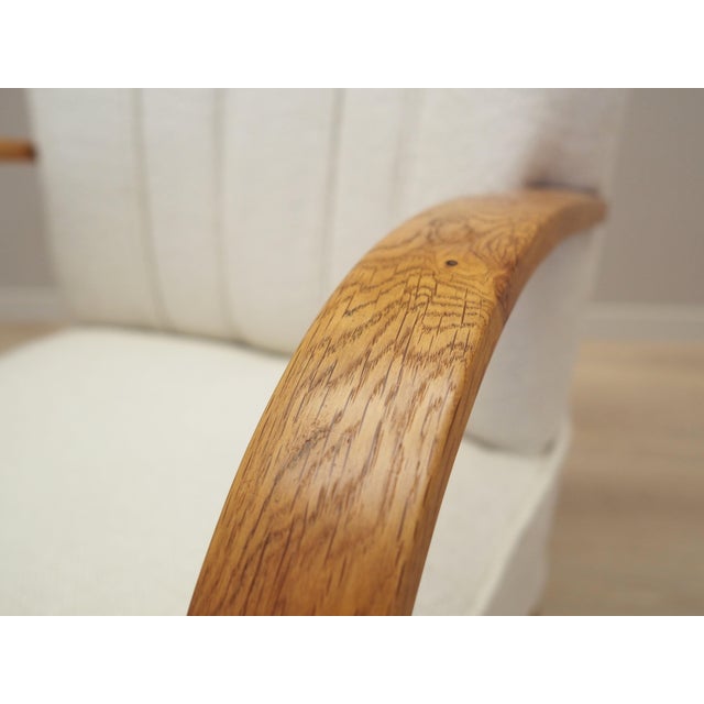 Vintage Art Deco Oak Chair, 1950s For Sale - Image 16 of 17