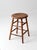Wood Antique Primitive Farmhouse Stool For Sale - Image 7 of 13