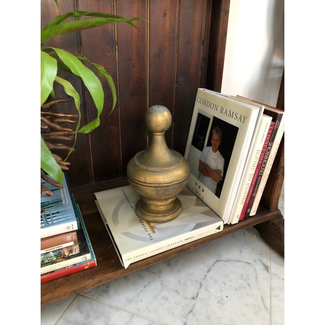 Vintage Decorative Gold Finial For Sale In New York - Image 6 of 7