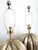 Metal Late 20th Century Large Silver Painted Plaster Cactus Table Lamps - A Pair For Sale - Image 7 of 11