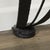 Art Deco Demilune Wrought-Iron Spiral & Noir St Laurent Marble Console Table For Sale - Image 17 of 17