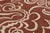 Contemporary Mid-Century Brick Red & Cream Abaca Rug by Rug & Kilim, India For Sale In New York - Image 6 of 10
