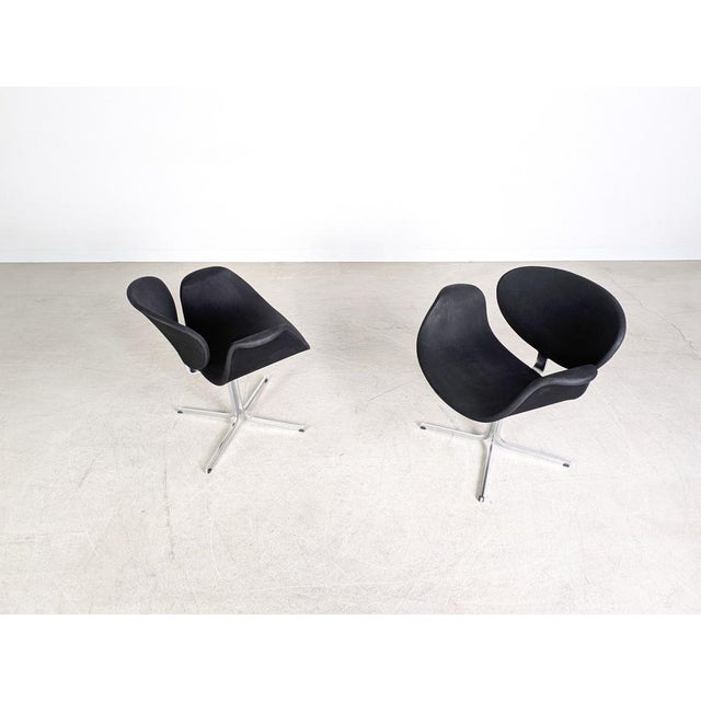 Textile Little Tulip Chairs by Pierre Paulin for Artifort, 1970, Set of 2 For Sale - Image 7 of 11