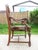 Antique Carved Wood Spanish Revival Arm Throne Chair W/ Leopard Tiger Jungle Cat Velvet Upholstery For Sale - Image 10 of 17
