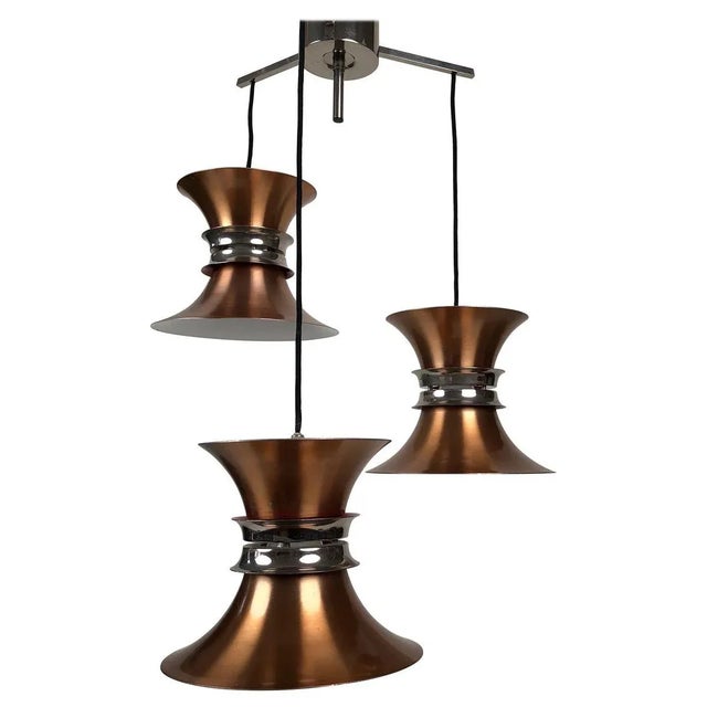 3 Element Pendant Light from Carl Thor for Granhaga, 1960s For Sale - Image 14 of 14