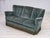 Three-Seater Danish Sofa in Green Furniture Velour, 1960s For Sale - Image 15 of 18