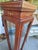 Tooled Leather Glass Display Case Curio Stand Pedestal Maitland Smith - Jacques Adnet Style For Sale In Indianapolis - Image 6 of 9