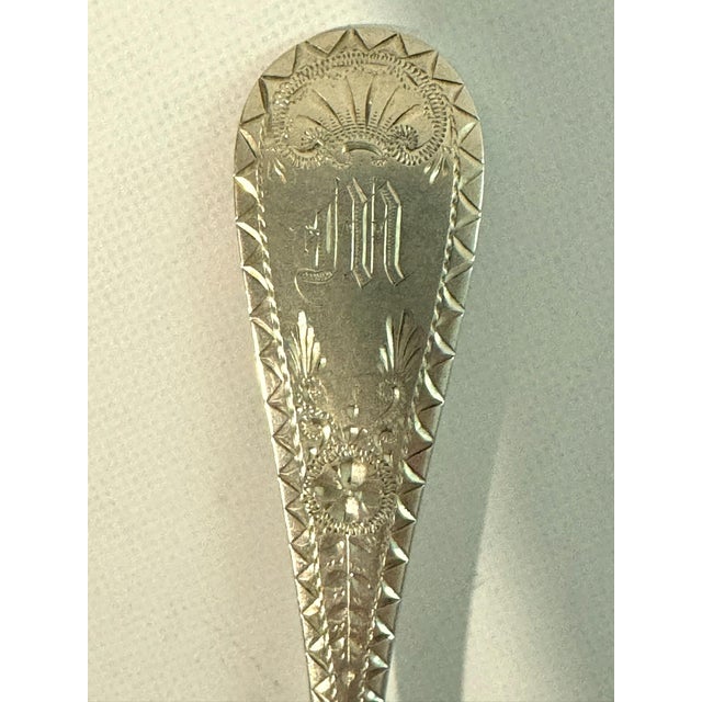 Victorian Early 1900s N. G. Wood & Sons Teaspoons - Set of 4 For Sale - Image 3 of 7
