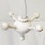 Vintage Sputnik Coat Rack in White Lacquered Wood, 1950s For Sale - Image 4 of 9